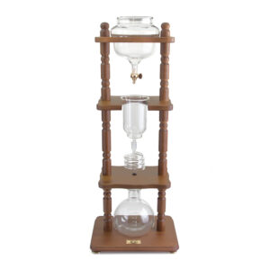 Yama 6-8 Cup Brown Wood Cold Drip Coffee Maker